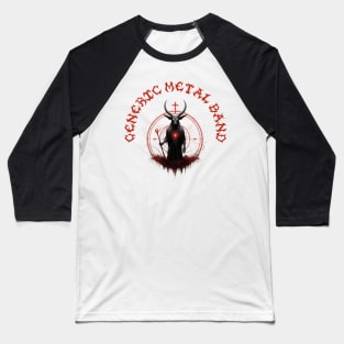 Generic Metal Band Baseball T-Shirt